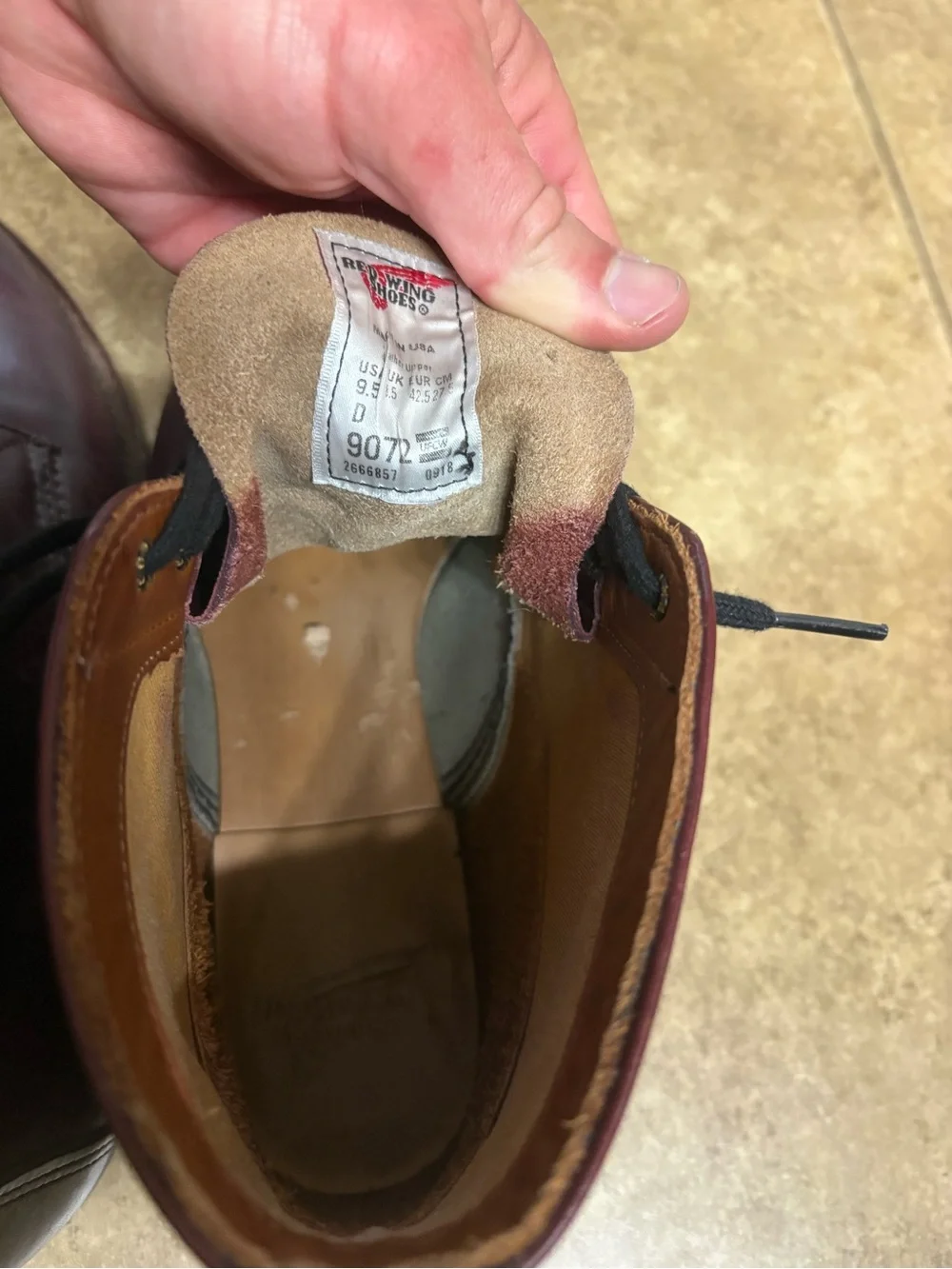 Red wing Sheldon boots - Picture 5 of 6